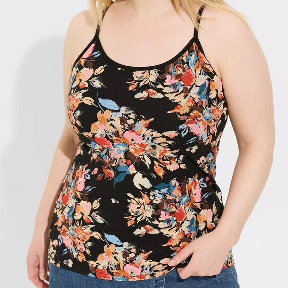 Torrid Fall Floral Foxy Cami Size 2X NWOT - Picture 1 of 9